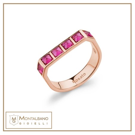 Anello CUBICA RZCU96A | anello Rosato Gioielli  in argento